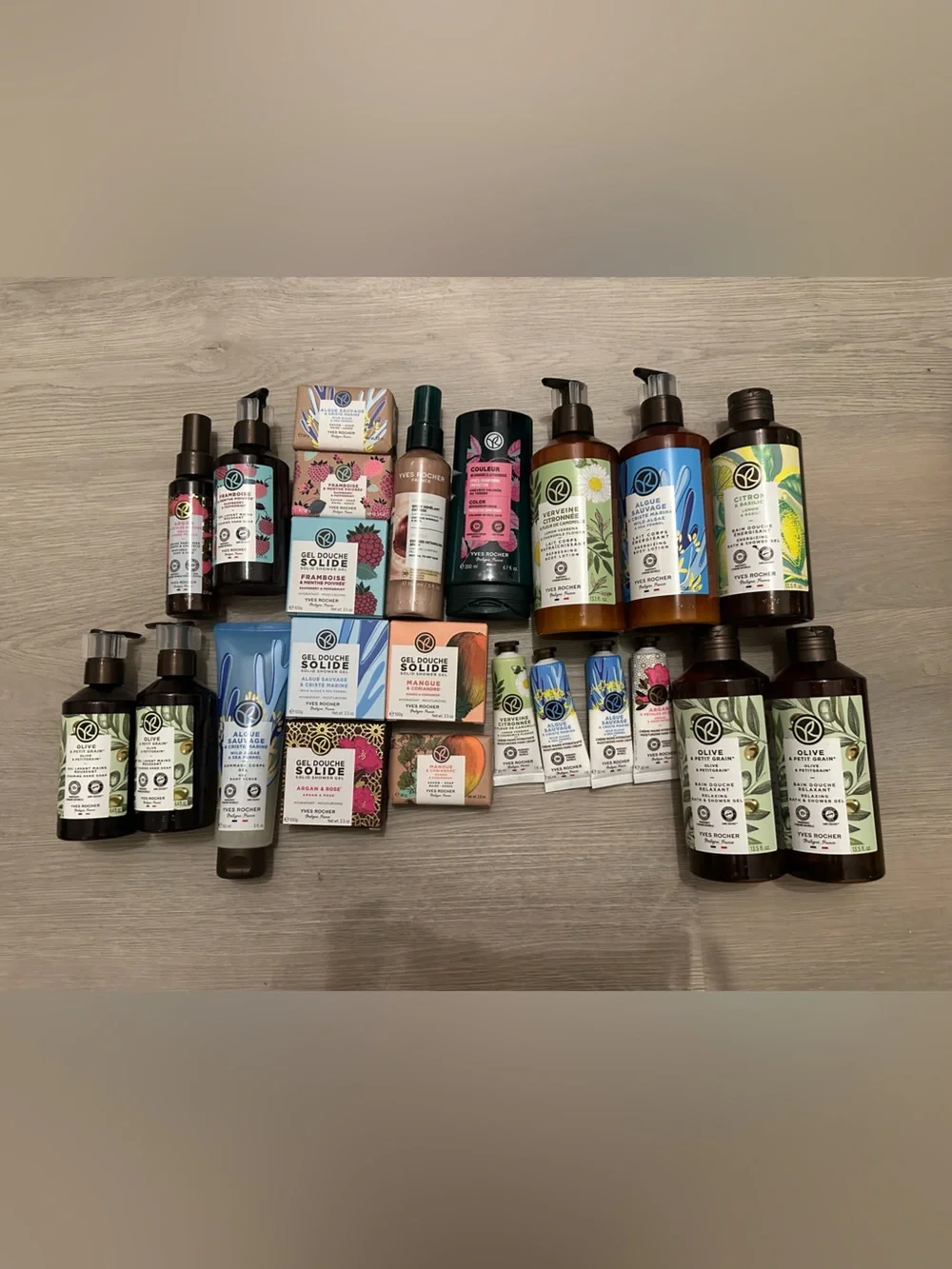 NEW Yves Rocher 24-Pc Bath Body Hair Care Mega Bundle | Shower Gel Lotion